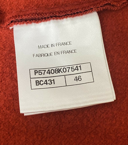 Chanel 17B Red Navy Blue Gabrielle Logo Pullover Sweater FR 46