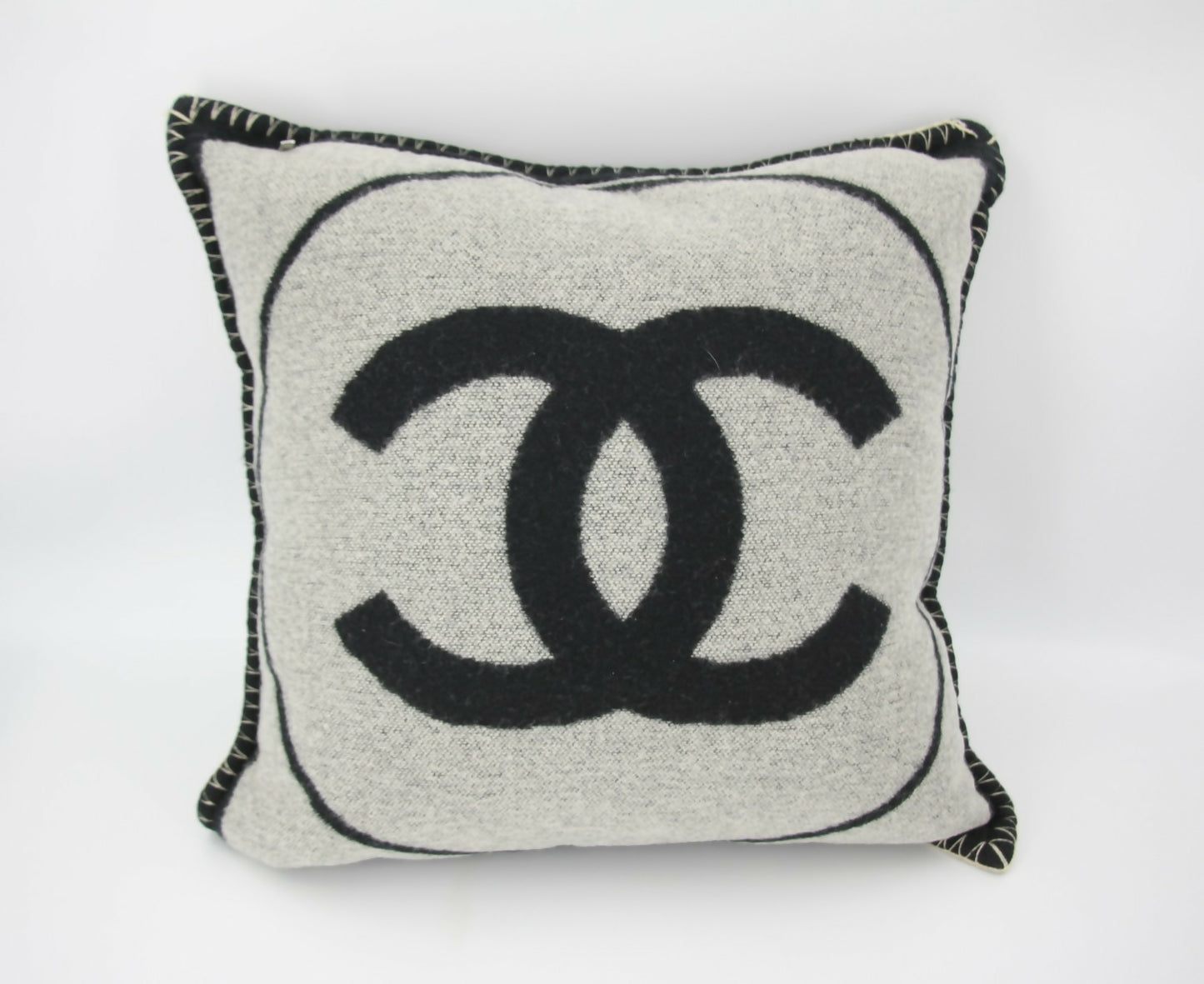 Chanel Wool and Cashmere CC Pillow Cushion