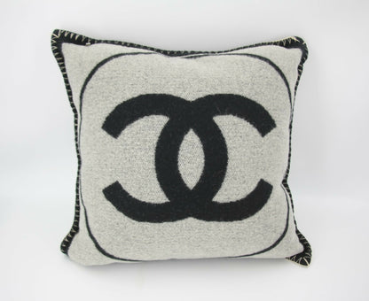 Chanel Wool and Cashmere CC Pillow Cushion