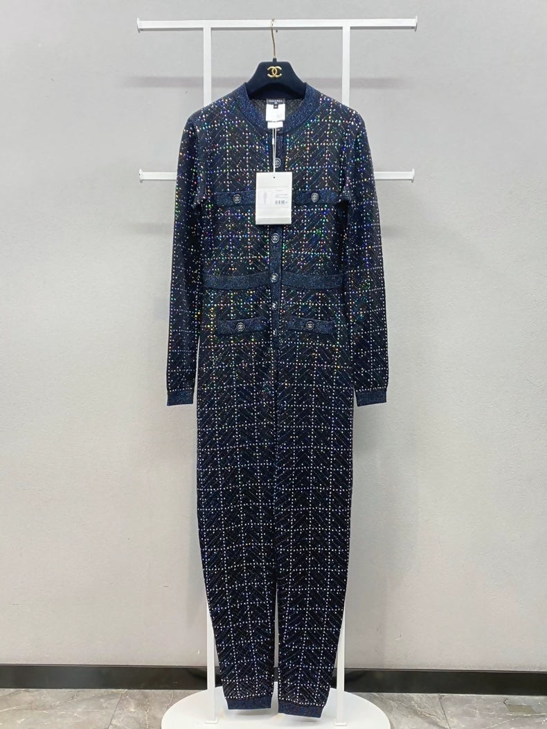 Chanel 21K black jumpsuit