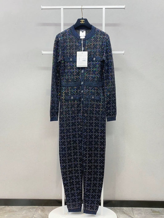 Chanel 21K black jumpsuit