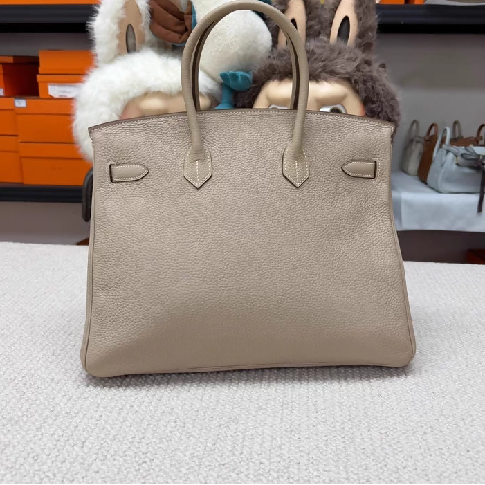 Hermes Birkin 35 1F  Grey Togo with palladium hardware