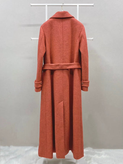 Chanel 24K l orange-red coat