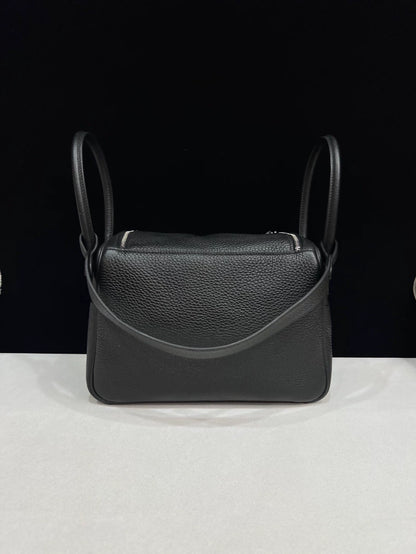 Hermes Lindy 26 Black Togo Leather Palladium Hardware