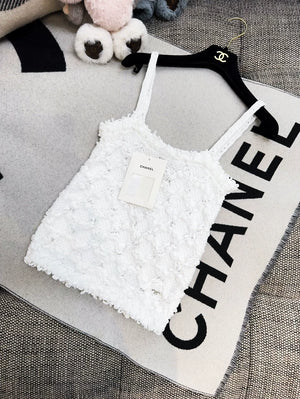 Chanel 25p white top
