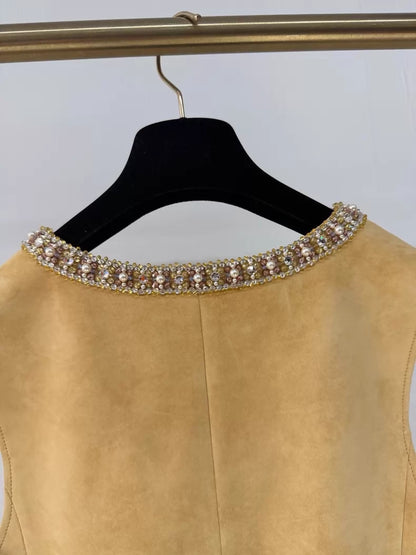 Chanel 26C suede dress