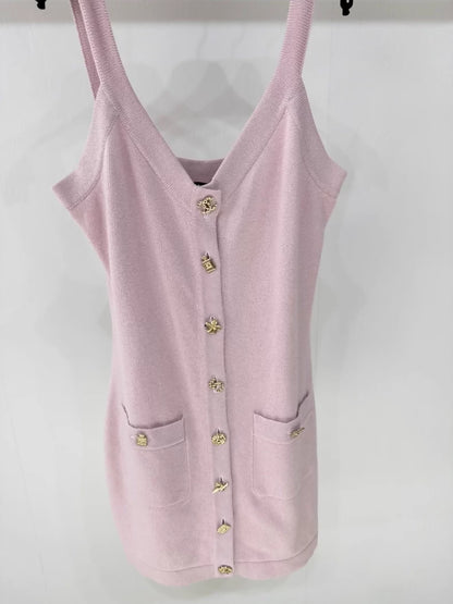 Chanel 22B Pink Dress