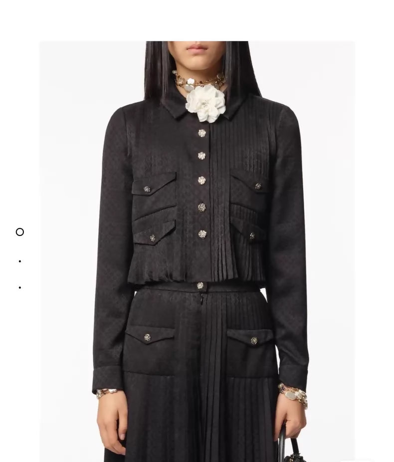 Chanel 25A black jacket