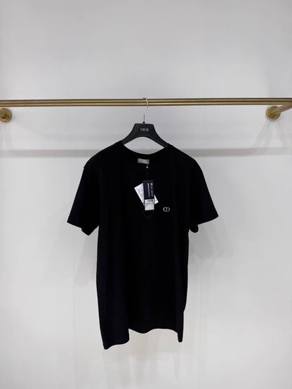 Dior classic black CD logo T-shirt