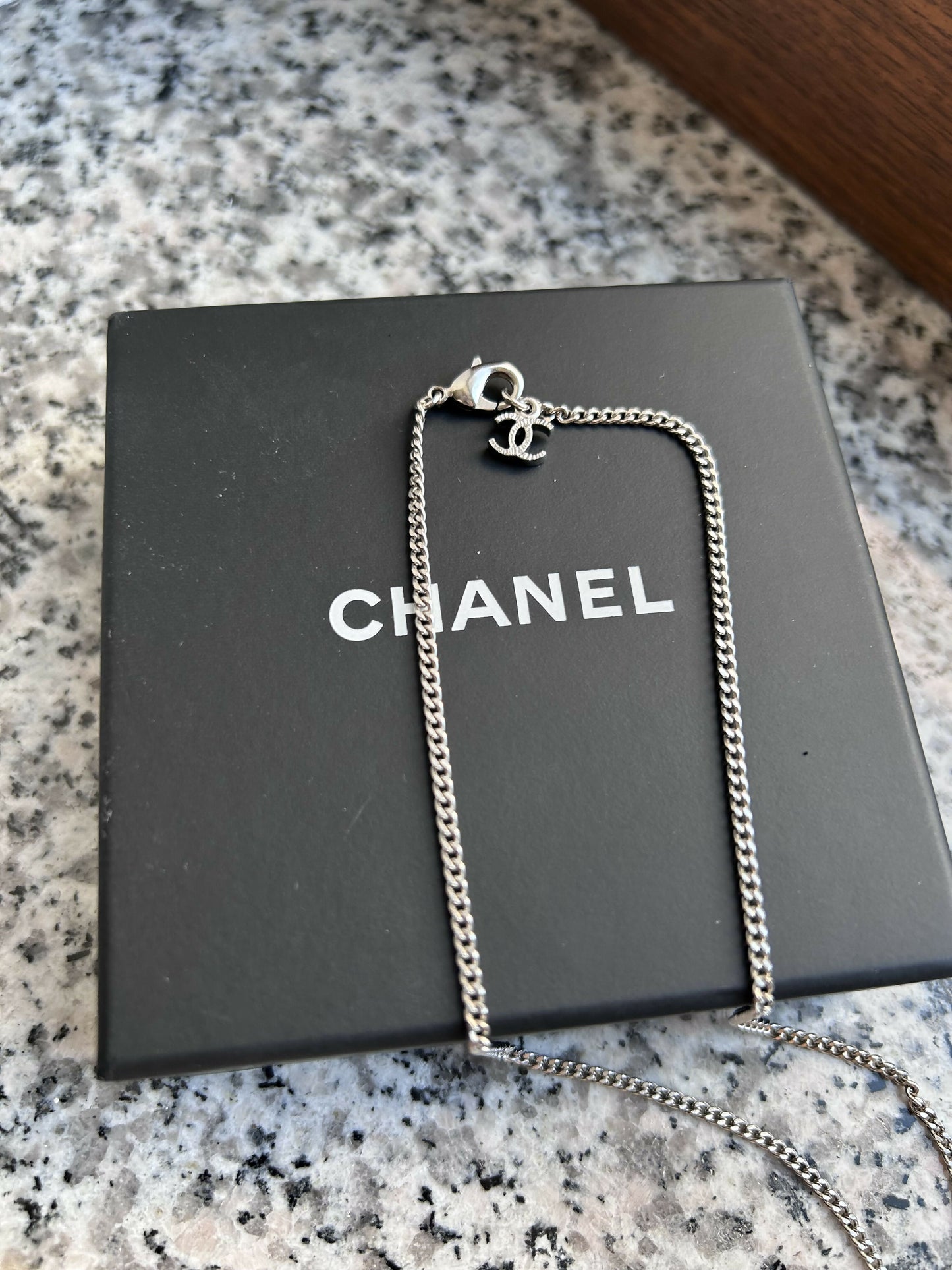 Chanel Cuckoo Clock Pendant Necklace
