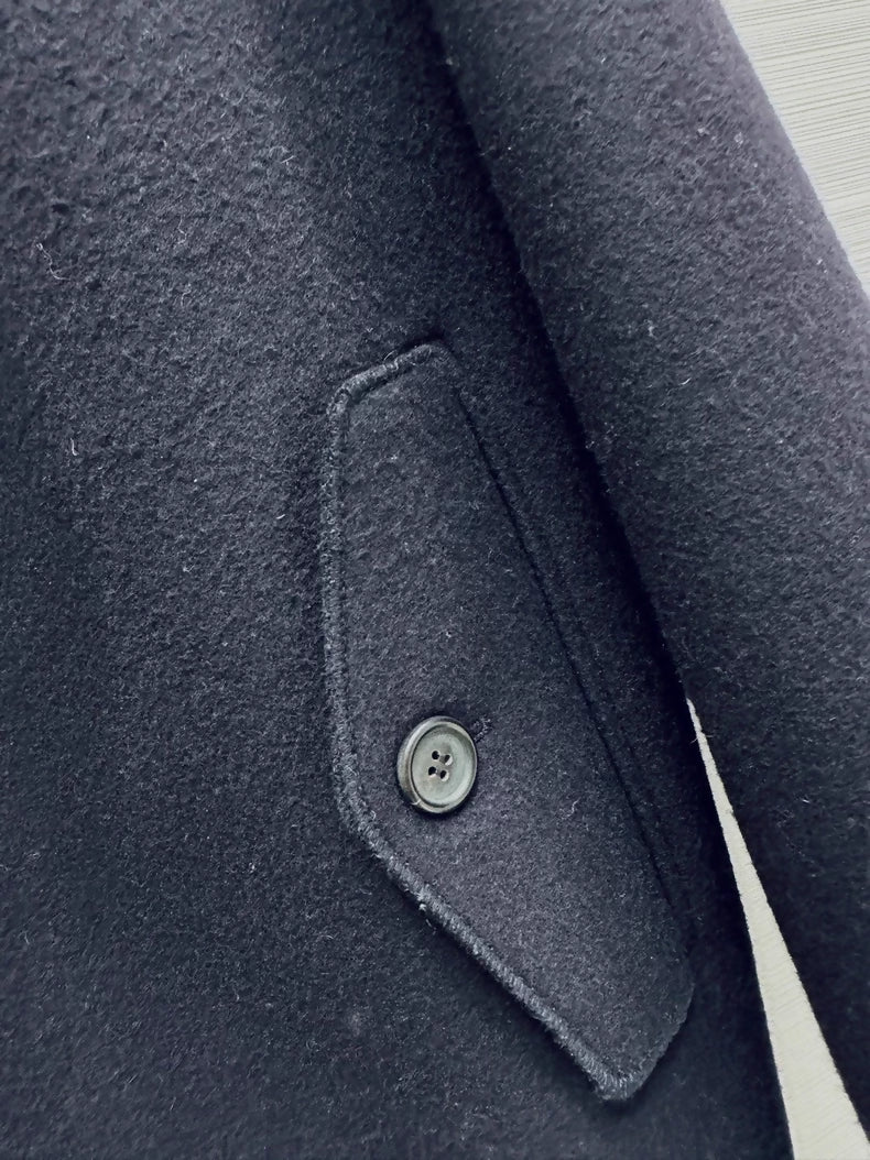Miu Miu Navy Blue Wool Jacket