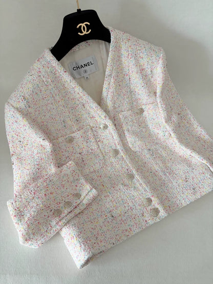 Chanel 25P Colourful Tweed Jacket