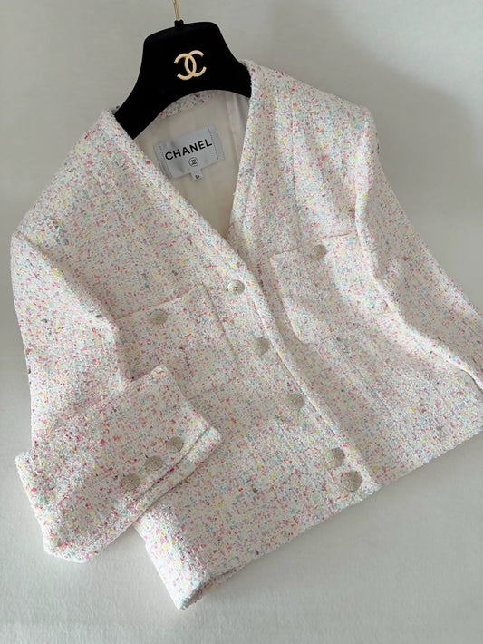 Chanel 25P Colourful Tweed Jacket