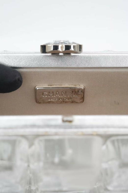Chanel ice cube clutch bag