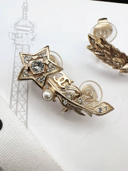 Chanel clip-on earrings