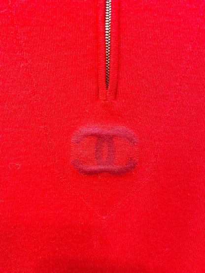 Chanel 24N Ski Red wool hooded knit