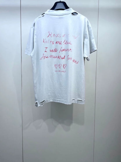 New Balenciaga limited edition Valentine's Day shirt unisex