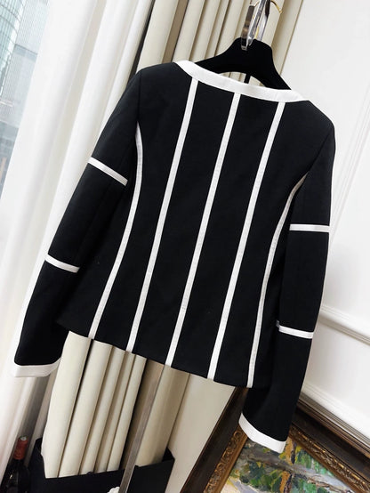 Chanel 20k Black & White Jacket