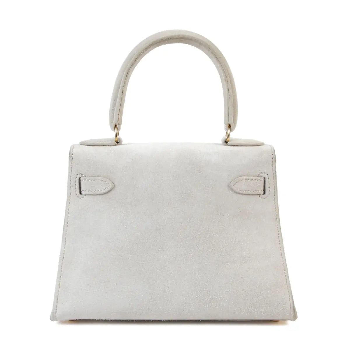 Rare vintage hermes kelly gray doblis leather gold hardware
