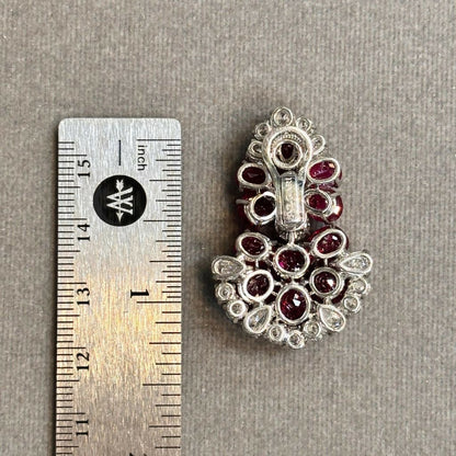 Bvlgari Certified Natural Burmese Ruby Earrings