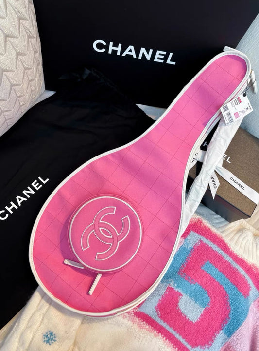 CHANEL Chanel 23C Pink Large Tennis Racquet Bag - One size Shoulder Bag - Used fashion item from Wararni