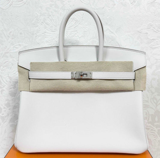 Hermes Birkin 25 Gris Pale Swift Palladium Hardware