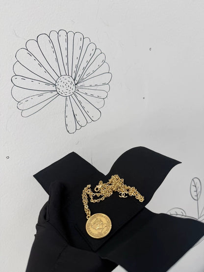 Chanel 26A Vintage Coin Necklace