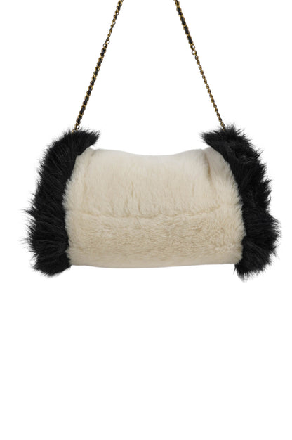 rare Chanel black and white CHANEL hand warmer