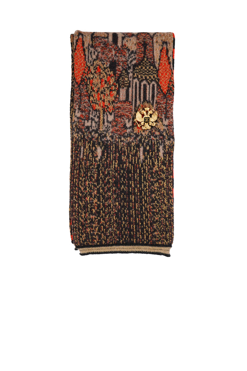 rare chanel 2009 Paris Moscow scarf