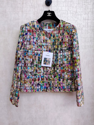 Chanel mosaic colorful jacket