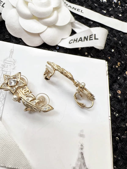 Chanel clip-on earrings