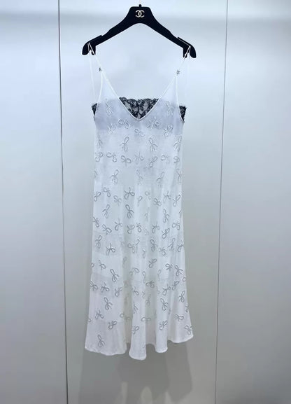 Chanel 24P white Lace Dress