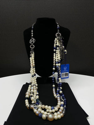 Chanel Pearl and Glass Multi-Layer Necklace
