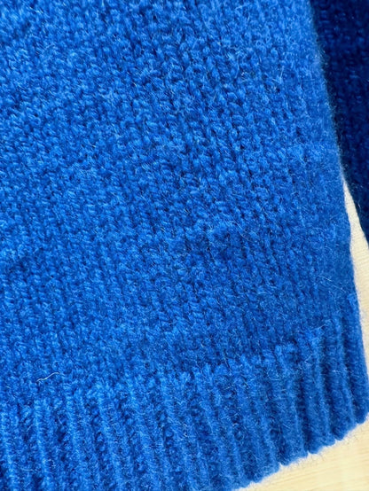 Chanel 26a blue Superman logo sweater