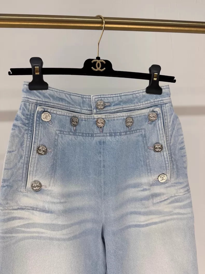 Chanel 24M blue denim jeans