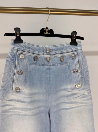 Chanel 24M blue denim jeans