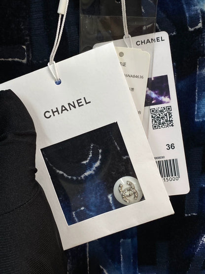 Chanel 21C blue dress