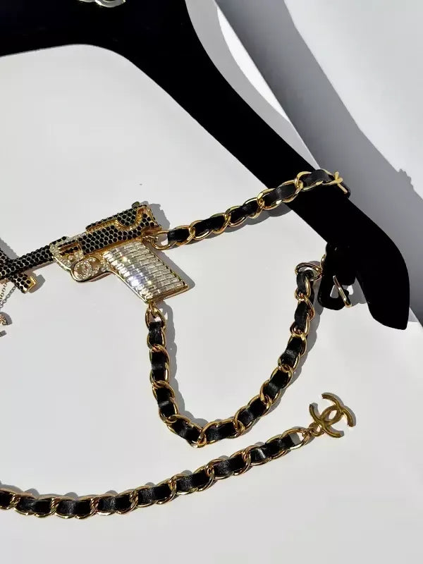 Chanel Fall 2001 Vintage Pistols Belt / Necklace