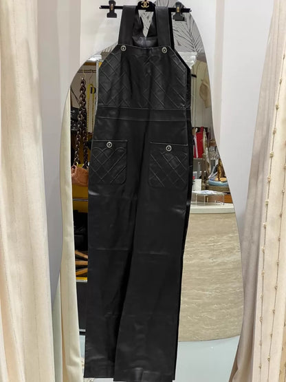 Chanel 22S Rare and unique lambskin jumpsuit