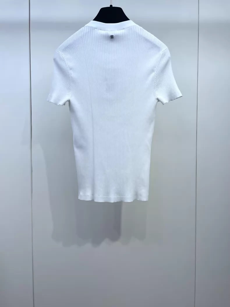 Chanel 24C white top