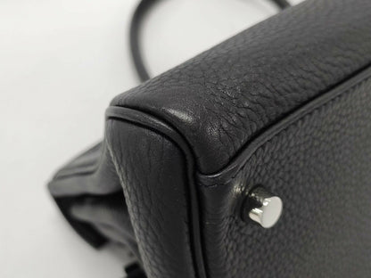 Hermes Vintage Kelly shoulder black Fringe
