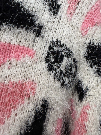 Chanel 23k Floral Print Pullover Sweater