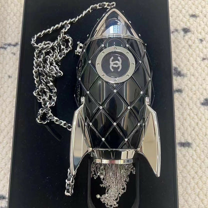 Chanel Limited Edition Rocket Ship Evening Minaudière (Fall/Winter 2017 Runway)