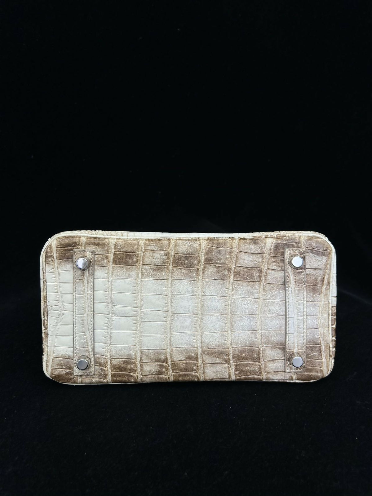 Hermès Birkin 25 Himalaya Niloticus Crocodile Matte with Hardware Square