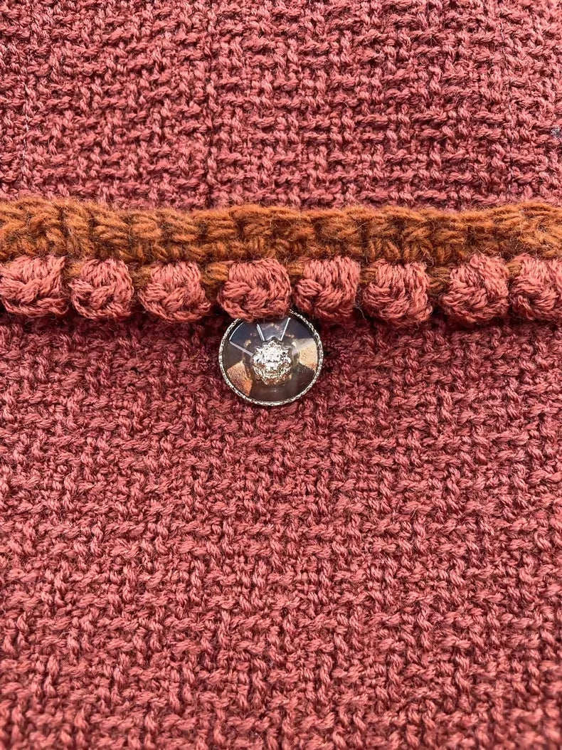 Chanel 24A red/brown vest