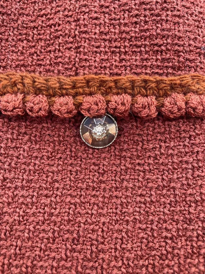Chanel 24A red/brown vest
