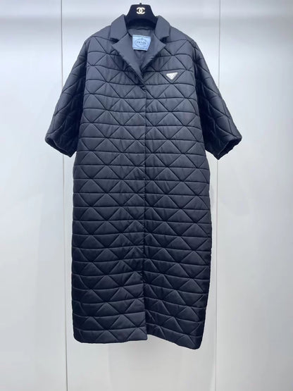 Prada Re-Nylon classic black long jacket