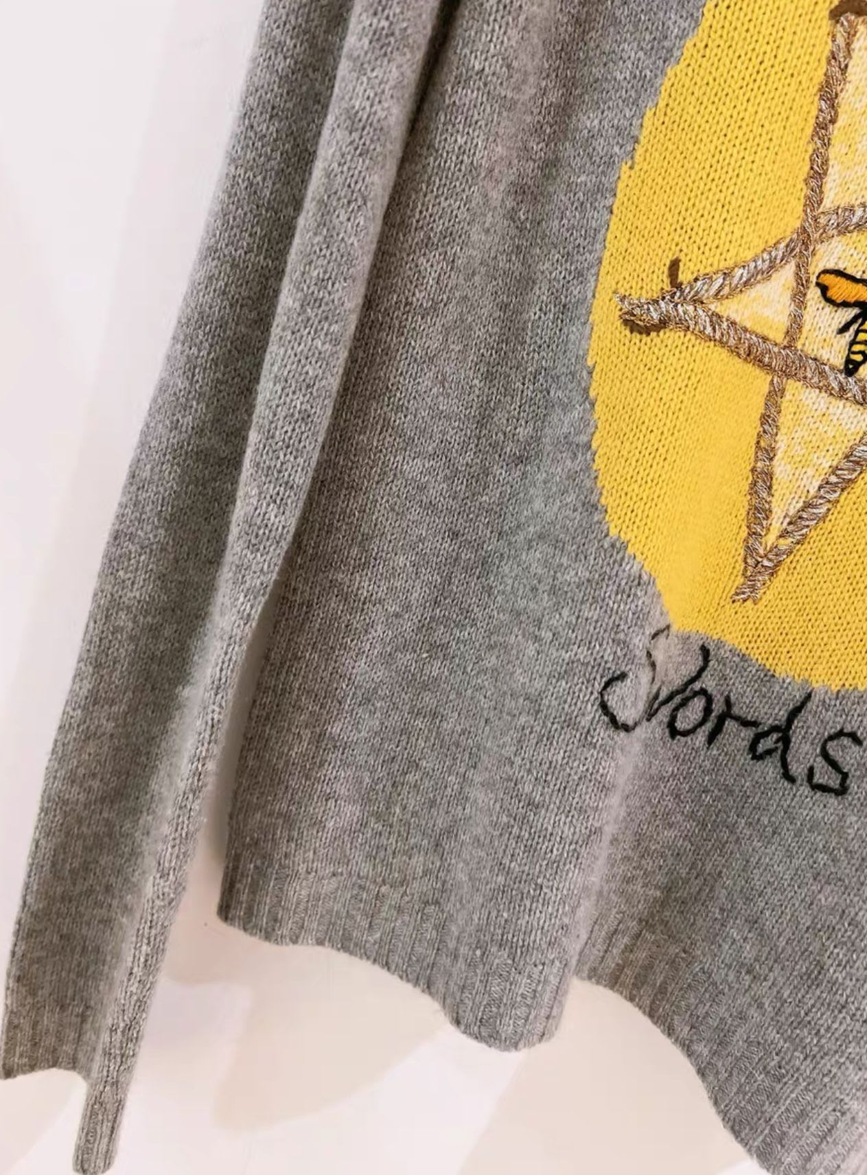 Dior pentagram cashmere sweater