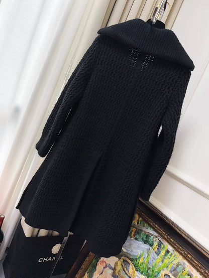 Chanel 22A black coat