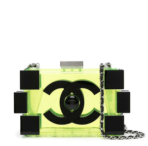 Chanel Yellow Lucite Lego Clutch, 2012